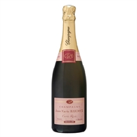 En kasse med 6 flasker Champagne Jean-Marie Bandock Cuvée Rosée Grand Cru Brut, 75cl